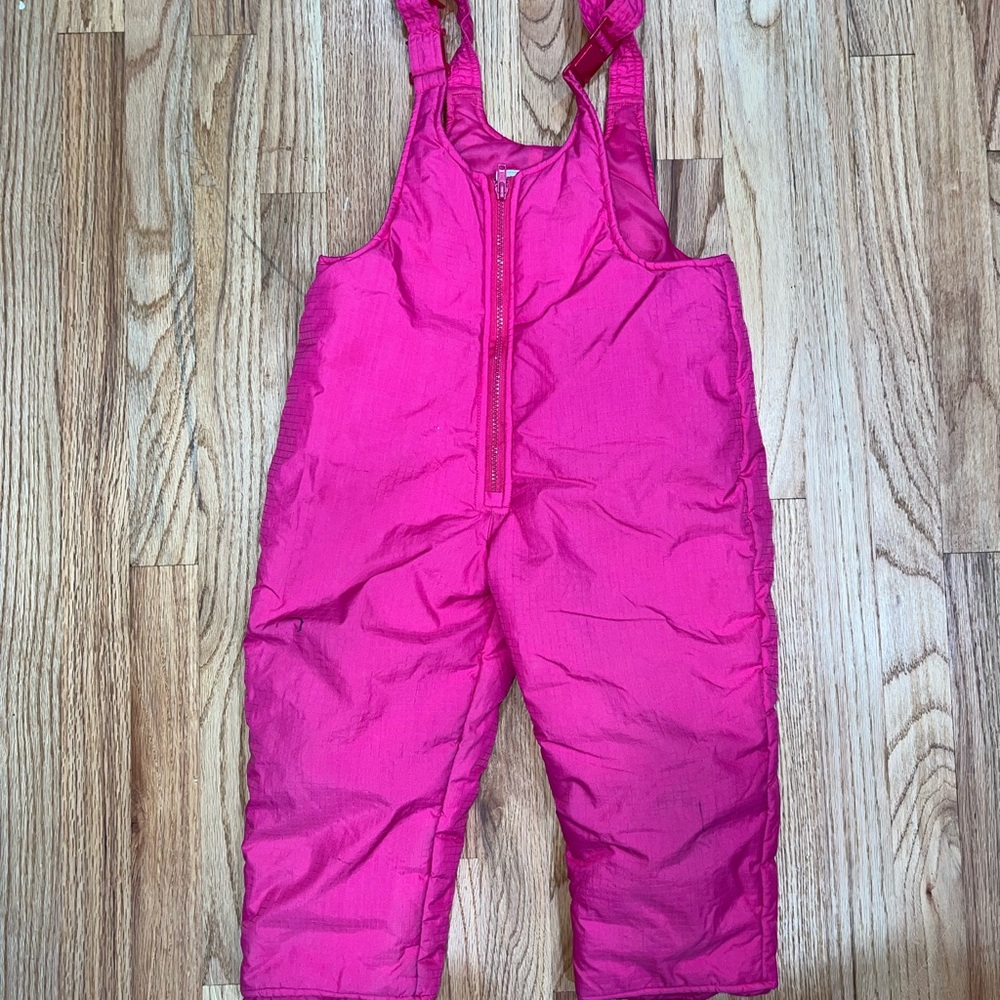 Okie Dokie Bright Pink Kids Overalls